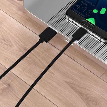 Alogy Cable Fast USB-A auf USB-C Typ C 5 A 1 m schwarzer Organizer