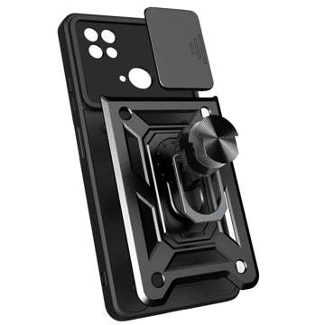 Alogy Camshield Stand Ring Case mit Kameraabdeckung für Xiaomi Redmi 10c Glass