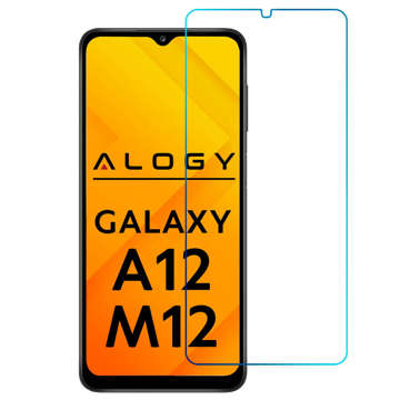 Alogy Displayschutzfolie aus gehärtetem Glas für Samsung Galaxy A12 2020/2021