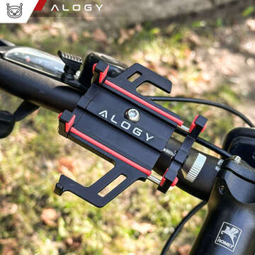 Alogy Fahrrad-Handy-Halterung, 55–95 mm, für Fahrrad, Motorroller, Schwarz