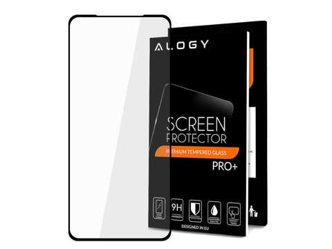 Alogy Glass Full Glue Hülle freundlich für Xiaomi Poco X2 Black