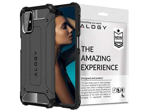 Alogy Hard Armor Hülle für Samsung Galaxy M51 grau