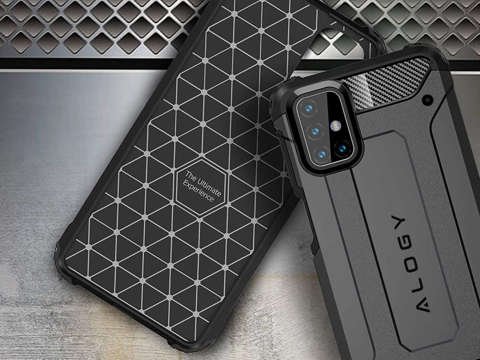 Alogy Hard Armor Hülle für Samsung Galaxy M51 grau