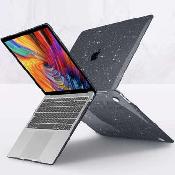 Alogy Hard Case für Apple MacBook Air 13 M1 2020 Glitter Black Tastaturabdeckung