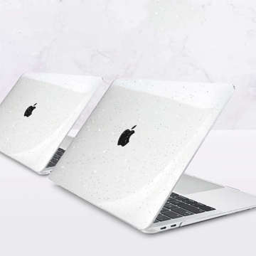 Alogy Hard Case für Apple MacBook Air 13 M1 2020 Glitter Clear Tastaturabdeckung