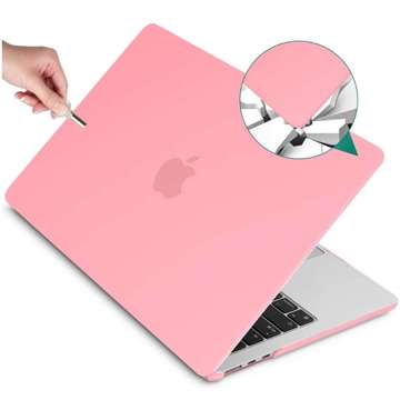 Alogy Hard Case für Apple Macbook Air 13 2022 M2 Matte Pink Tasche bis 15,6"