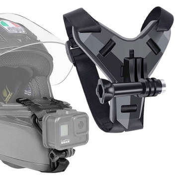 Alogy Helmhalter Halterung für Helm für GoPro Kameras Schwarz