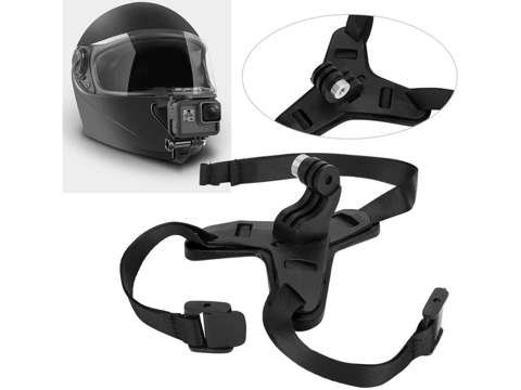 Alogy Helmhalter Halterung für Helm für GoPro Kameras Schwarz