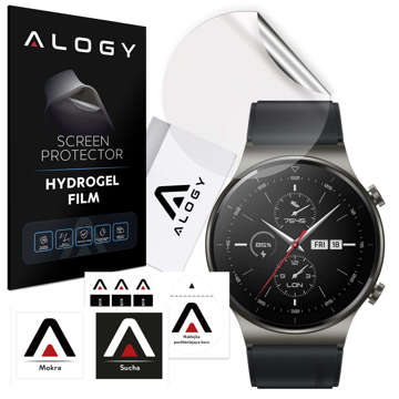 Alogy Hydrogel-Schutzfolie für Smartwatch Huawei Watch GT2 Pro