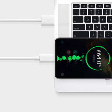 Alogy Kabel schnell USB-A auf USB-C Typ C 5A Kabel 1m Weiß