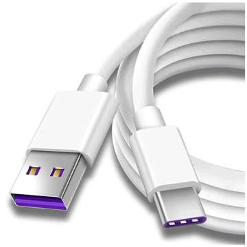 Alogy Kabel schnell USB-A auf USB-C Typ C 5A Kabel 1m Weiß