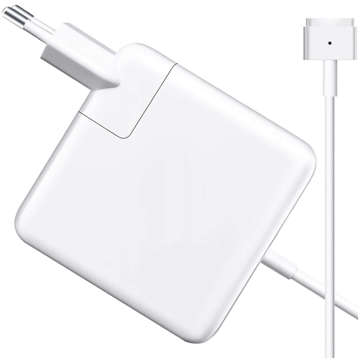 Alogy Ladegerät MacBook Ladegerät Apple MacBook MagSafe 2 T-Typ 45W Netzteil Weiß