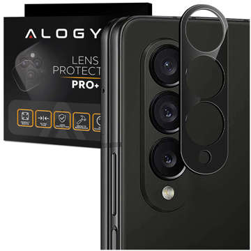 Alogy Lens Protector PRO Kameraschutz aus Metall für Samsung Galaxy Z Fold 3 schwarz