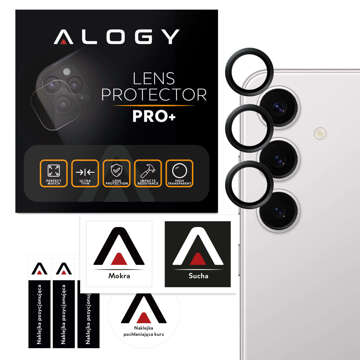 Alogy Lens Protector PRO Schutzhülle Glas für Samsung Galaxy S24 Plus Kameraabdeckung Objektiv Kameralinsen