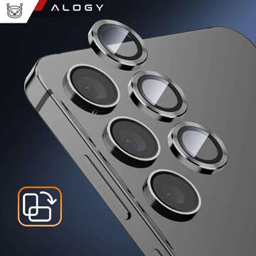 Alogy Lens Protector PRO Schutzhülle Glas für Samsung Galaxy S24 Plus Kameraabdeckung Objektiv Kameralinsen