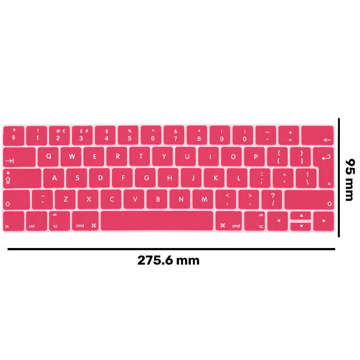 Alogy Schutzhülle Tastaturabdeckung für Apple Macbook Pro 13 / Pro 15 Pink