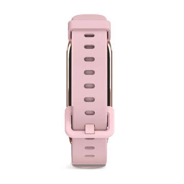 Alogy Silikonarmband mit Verschlussband für Xiaomi Mi Band 7 Pink