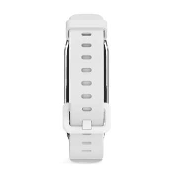 Alogy Silikonarmband mit Verschlussband für Xiaomi Mi Band 7 White