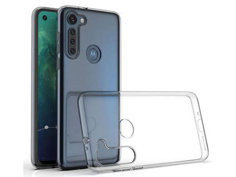 Alogy Silikonhülle Gehäuse für Motorola Moto G8 Power transparent