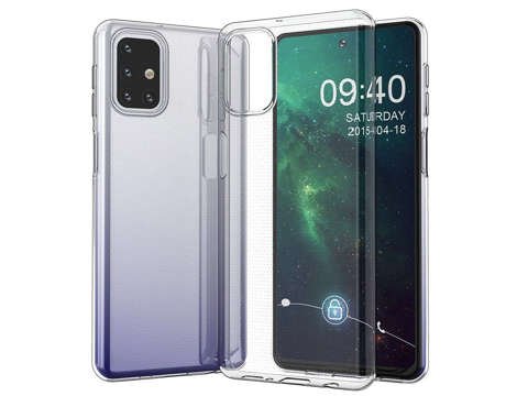 Alogy Silikonhülle Hülle für Samsung Galaxy M31s transparent