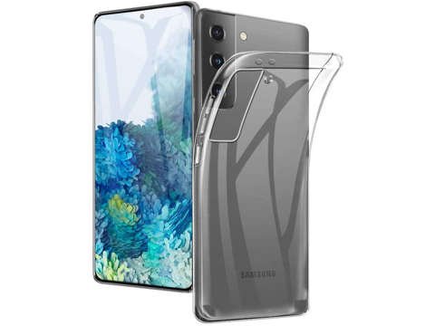 Alogy Silikonhülle Hülle für Samsung Galaxy S21 Plus Klarglas