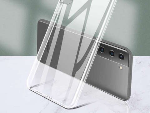 Alogy Silikonhülle Hülle für Samsung Galaxy S21 Plus Klarglas