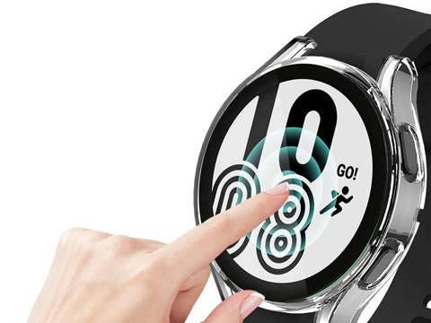 Alogy Silikonhülle für Samsung Galaxy Watch 4 44mm Transparent