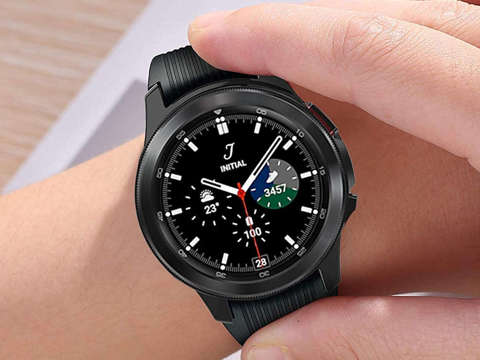 Alogy Silikonhülle für Samsung Galaxy Watch 4 Classic 42mm Schwarz