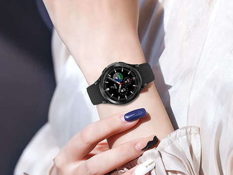 Alogy Silikonhülle für Samsung Galaxy Watch 4 Classic 42mm Schwarz