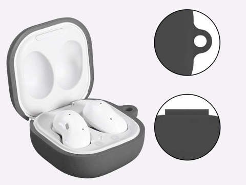 Alogy Slim Case für Samsung Galaxy Buds Live / Buds Pro Grau