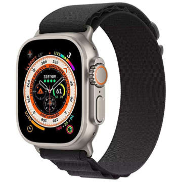 Alogy Sportarmband für Apple Watch 4/5/6/7/8/SE (38/40/41 mm) Schwarz