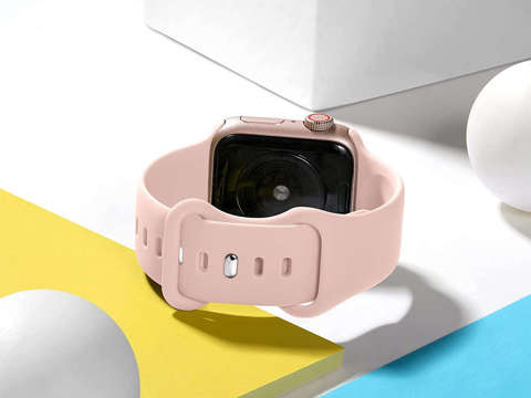 Alogy Sports Rubber Strap für Apple Watch 42/44/45 / 49 mm Pink