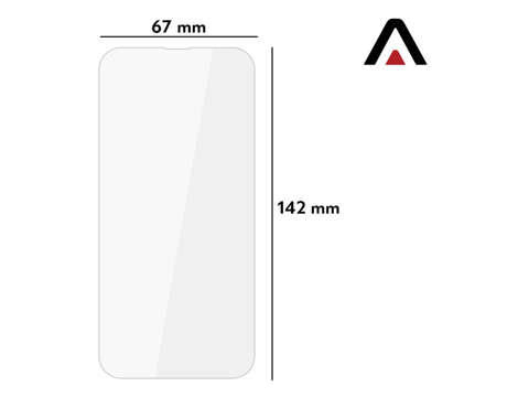 Alogy gehärtetes Glas für den Bildschirm für Apple iPhone 13/13 Pro / 14