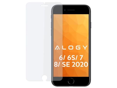 Alogy gehärtetes Glas für den Bildschirm von Apple iPhone 6, 6S, 7, 8, SE 2022/2020