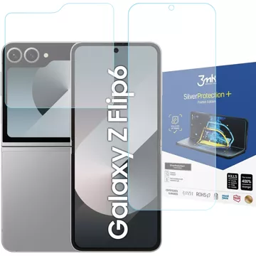 Antiviren-Handy-Displayfolie 3mk SilverProtection Folded Edition für Samsung Galaxy Z Flip 6