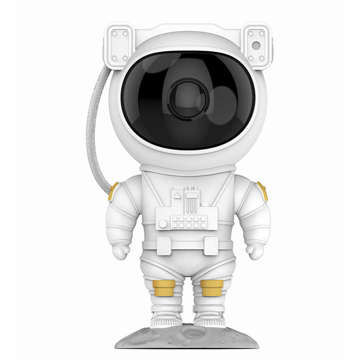 Astronaut 3D Sternenprojektor zur Raumgestaltung Ferngesteuert mit einstellbarem Display und Timer LED Lampe weiß