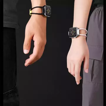 BASEUS Apple Watch Armband 3/4/5/6 / SE 38-40mm Weiß / Rosa