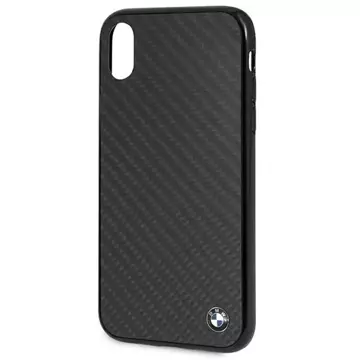 BMW BMHCI61MBC Handyschutzhülle für Apple iPhone Xr schwarz/schwarz Signature-Carbon