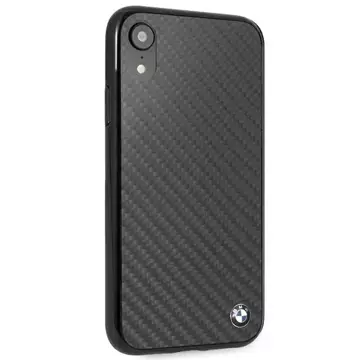 BMW BMHCI61MBC Handyschutzhülle für Apple iPhone Xr schwarz/schwarz Signature-Carbon