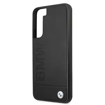 BMW BMHCS22MSLLBK Hülle für Galaxy S22 S906 Hardcase Signatur Logo Aufdruck schwarz/schwarz