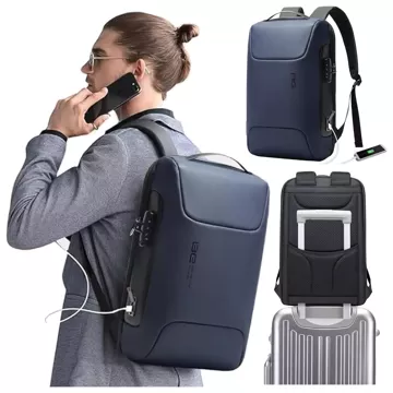 Bange Anti-Diebstahl-Rucksack wasserdicht für Laptop bis 15,6 "Multifunktional Schwarz