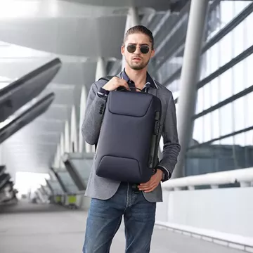 Bange Anti-Diebstahl-Rucksack wasserdicht für Laptop bis 15,6 "Multifunktional Schwarz