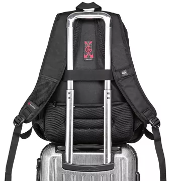 Bange Wasserdichter Rucksack, Laptoptasche, 15 Zoll, Stadtreise, 48 x 35 x 23 cm, für Arbeit, Schule, Flugzeug, Herren, Damen, USB, Schwarz