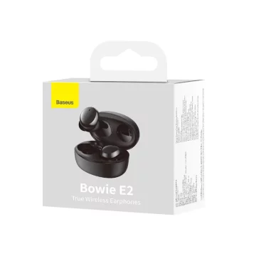 Baseus Bowie E2 TWS Bluetooth 5.2 Kabellose Kopfhörer Wasserdicht IP55 Schwarz (NGTW090001)