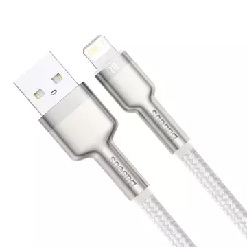 Baseus Cafule USB-zu-Lightning-Kabel, 2,4 A, 1 m (weiß)