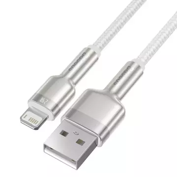 Baseus Cafule USB-zu-Lightning-Kabel, 2,4 A, 1 m (weiß)