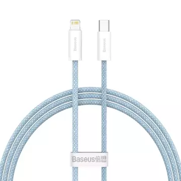 Baseus Dynamic Kabel USB Typ C - Lightning Power Delivery 20W 1m Niebieski (CALD000003)