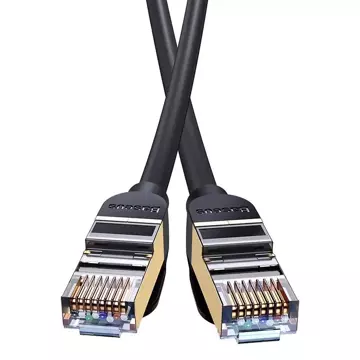 Baseus Ethernet RJ45 Netzwerkkabel, 10 Gbit/s, 1,5 m (schwarz)