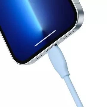 Baseus-Kabel, Kabel USB Typ C - Lightning 20W Länge 2 m Jelly Liquid Silica Gel - blau