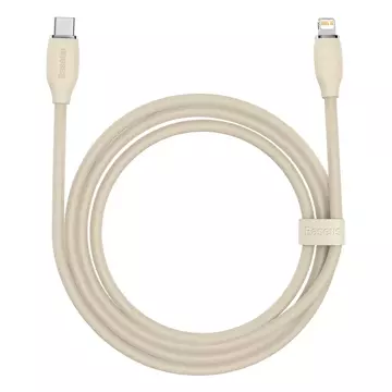 Baseus Kabel, Kabel USB Typ C - Lightning 20W Länge 2 m Jelly Liquid Silica Gel - rosa